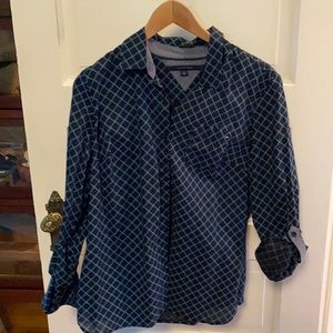 Tommy Hilfiger long-sleeve button down blouse